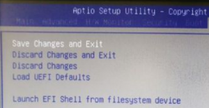 Enabling auto power on for the CL100. BIOS Screen 3